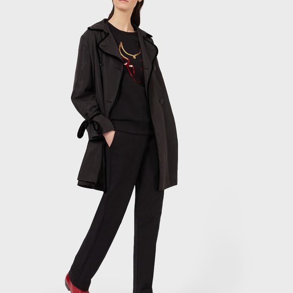 EMPORIO ARMANI |Sweatshirt ox sequinned embroidery - Picture 5 of 6